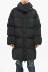 Bacon Collar-shaped Hood Storm Down Jacket