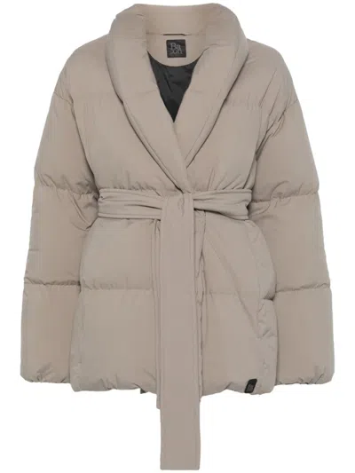 Bacon Dada Puffer Jacket In Grey