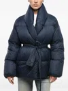 Bacon Dada Quilted Puffer Jacket In Blue