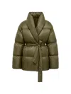 Bacon Dada Quilted Wrap Jacket In Green