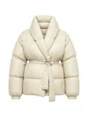 Bacon Dada Wrap-design Puffer Jacket In Neutral