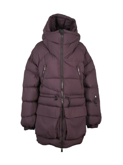Bacon Deep Red Polyester Double B Parka Down Jacket In Purple