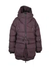 Bacon Deep Red Polyester Double B Parka Down Jacket In Purple