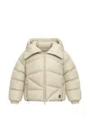 Bacon Double B Hooded Down Jacket In Neutral