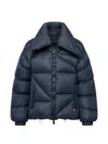 Bacon Double B Quilted Puffer Jacket In Blue