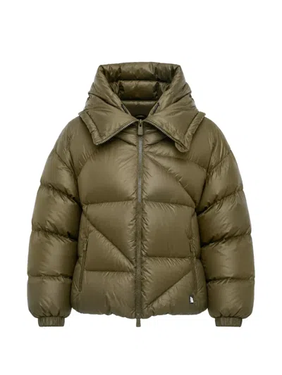 Bacon Double B Quilted Puffer Jacket In Green