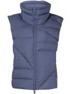 Bacon Double B Waterproof Padded Gilet In Purple