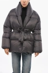 Bacon Double-breasted Dada Down Jacket In Black