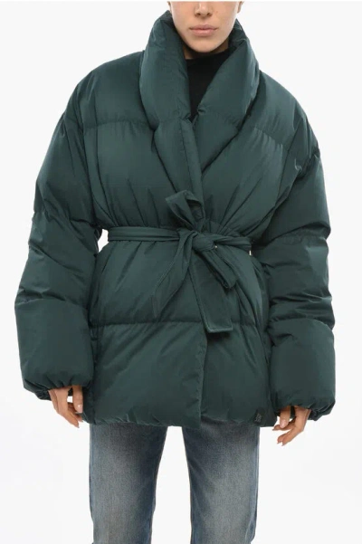Bacon Double-breasted New Dada Down Jacket In Green
