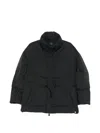 Bacon Drawstring Padded Coat In Black