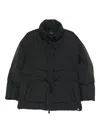 Bacon Drawstring-waist Padded Coat In Black