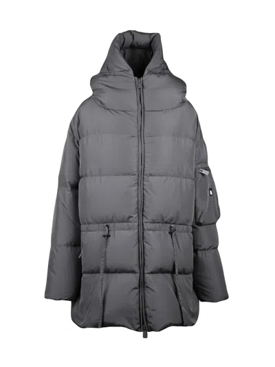 Bacon Grey Polyester Cloud 78 Down Jacket In Gray