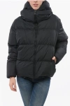 Bacon Hooded Cloud Down Jacket With Front Zip