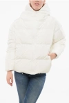 Bacon Hooded Cloud Down Jacket With Front Zip