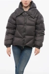 Bacon Hooded New Double Down Jacket With Front Zip