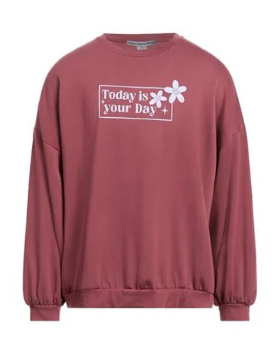 Bacon Lattuce Tomato Man Sweatshirt Antique Rose Size L Rayon, Elastane In Pink