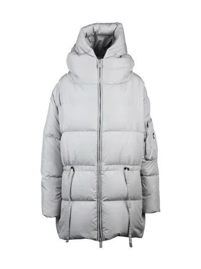 Bacon Light Grey Polyester Cloud 78 Down Jacket In Gray