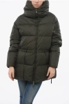 Bacon Multipocketed Cloud Down Jacket With Drawstringed Waist