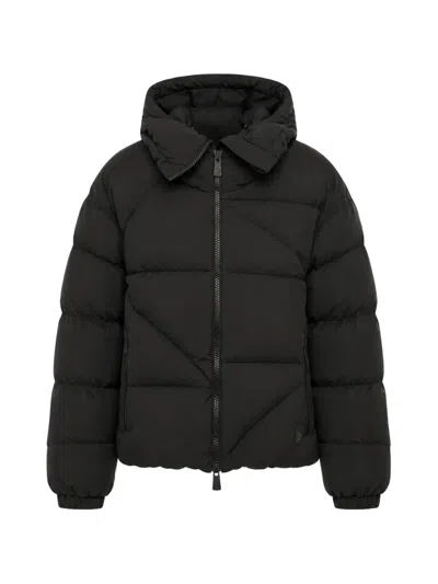 Bacon New Double Hooded Puffer Jacket In Black