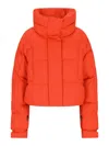 Bacon Puffa Ring" Orange Quilted Nylon Down Jacket In Orange