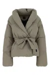 Bacon Belted Wrap Jacket In Green