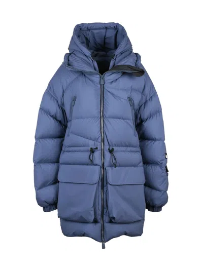 Bacon Polyester Double B Parka Down Jacket In Blue