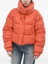 Bacon Puffa Cropped Puffer Jacket In Multi