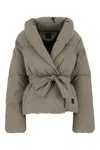 Bacon Belted Wrap Jacket In Green