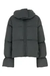 Bacon Hooded Puffer Jacket In Gray