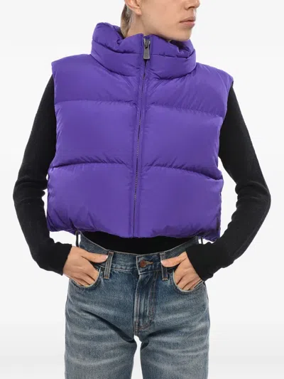Bacon Ramon Quilted Jacket In Purple