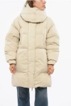 Bacon Removable Hood Puffa Down Jacket In White