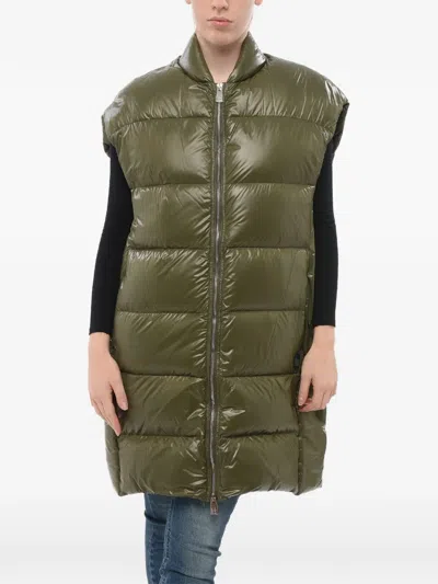 Bacon Storm Fury Quilted Sleeveless Jacket In Green