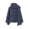 Bacon W Air Fold Down Jacket In Blue