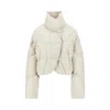 Bacon W Echo Loop Fcs Cropped Down Jacket In Beige