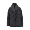 Bacon W Soft Vault Oversized Down Jacket In Black