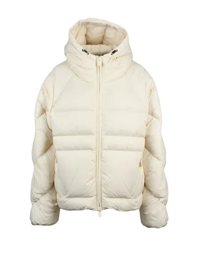 Bacon White Polyamide Owl Down Jacket In Neutral