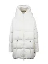 Bacon White Polyester Cloud 105 Down Jacket In White