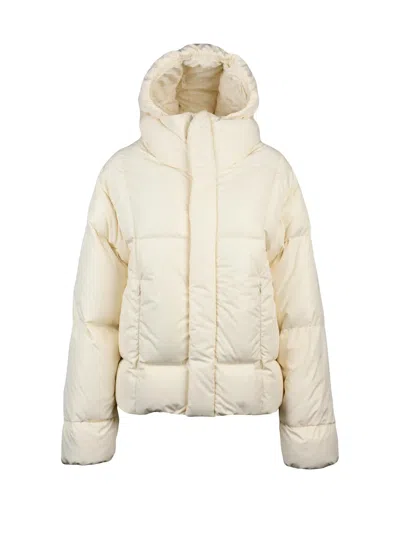 Bacon White Polyester Oaks Down Jacket In Neutral