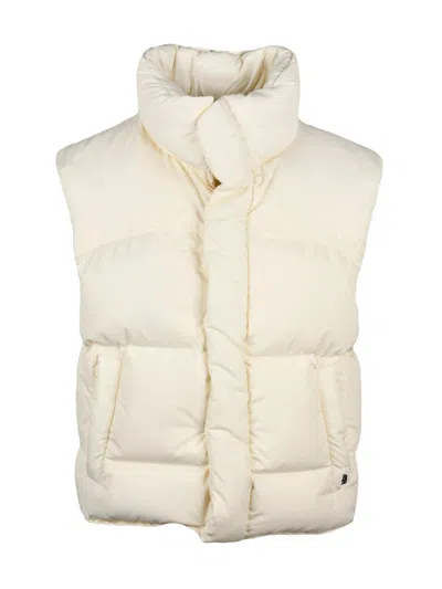 Bacon White Polyester Orange Fant Down Vest In Multi