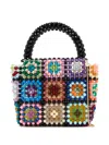 Bad At Math Patchwork-tasche Mit Perlen In Black