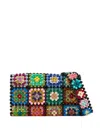 Bad At Math Schultertasche Im Patchwork-look Mit Perlen In Black