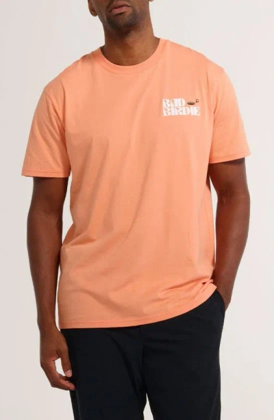 Bad Birdie Festy Graphic T-shirt In Cadmium Orange