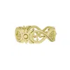 Bad Without Reason Women's Infinite Cross Ring - Solid Gold