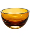 Badash Crystal Penelope Amber Bowl