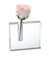 Badash Crystal Block Bud Vase In Clear