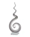 Badash Crystal Corkscrew Murano Style Art Glass Centerpiece
