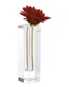 Badash Crystal Donovan Optical Crystal Bud Vase