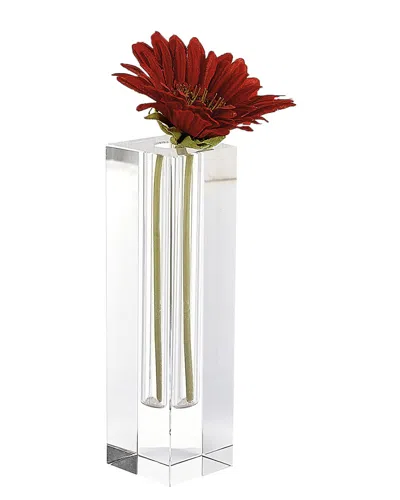 Badash Crystal Donovan Optical Crystal Bud Vase