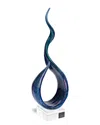 Badash Crystal Murano Style Art Glass Monet Centerpiece