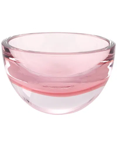 BADASH CRYSTAL BADASH CRYSTAL PENELOPE PINK RASPBERRY EUROPEAN 6IN BOWL